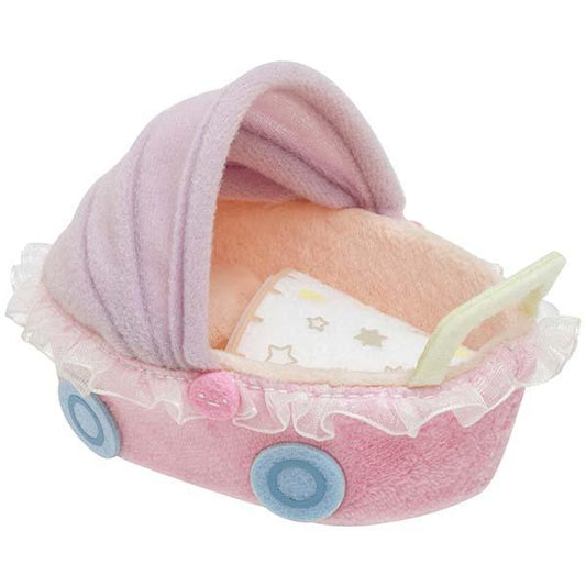 San-X | Sumikko Gurashi Collection | Sumikko Hand-helod Tenori Plush Baby Stroller MF85201