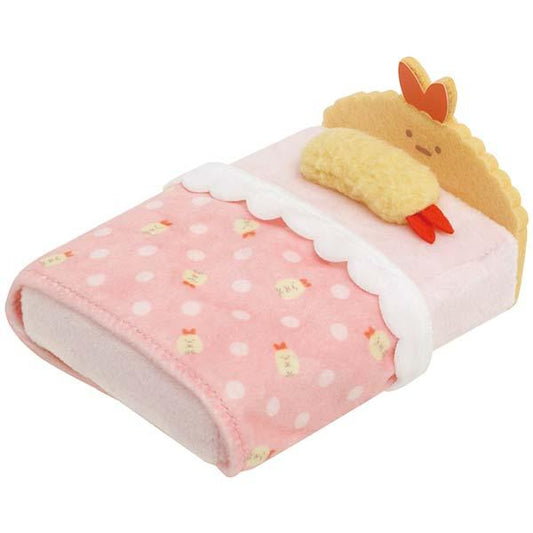 San-X | Sumikko Gurashi Collection | Sumikko Hand-helod Tenori Plush Ebifurai's Tail Bed MO22101