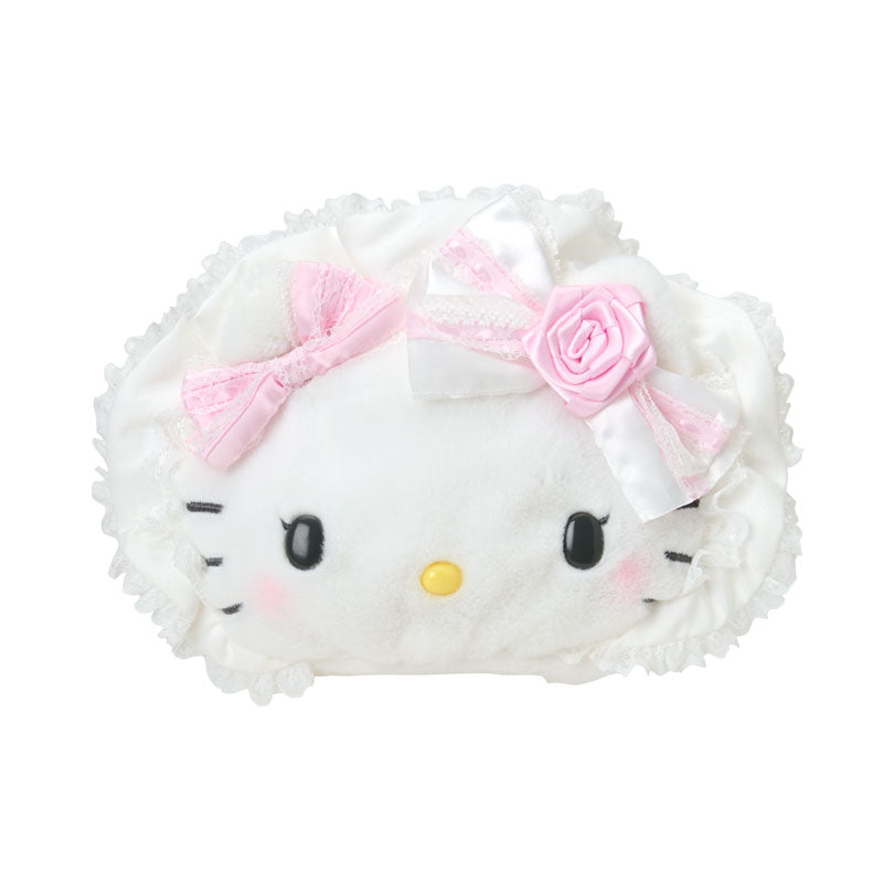 Sanrio | Sanrio White Frill Pouch - Hello Kitty