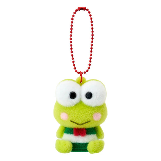 Sanrio | Sanrio Characters Flocked Mascot Holder - Kerokero Keroppi