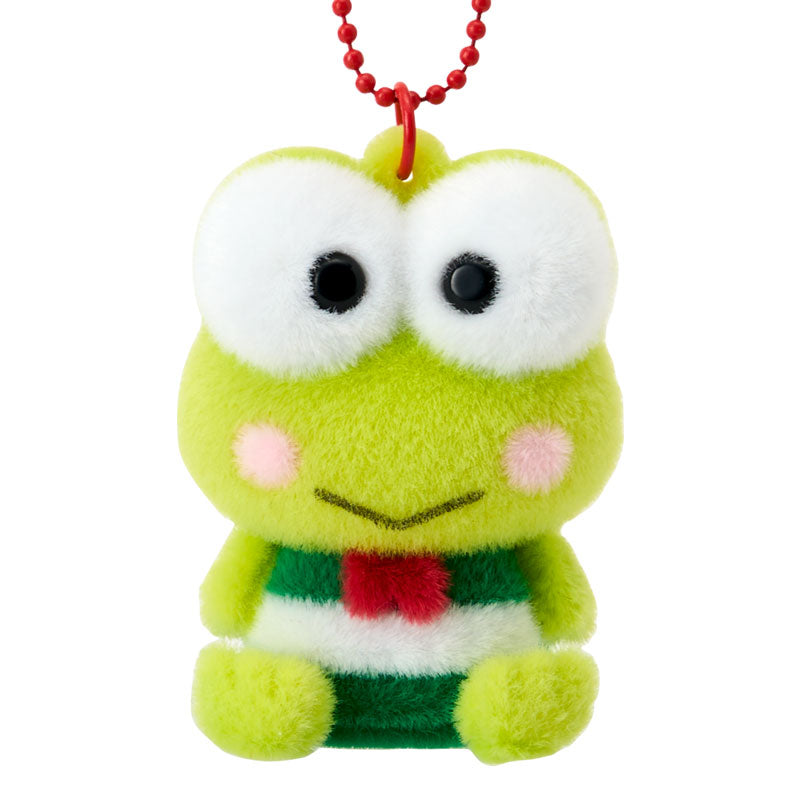 Sanrio | Sanrio Characters Flocked Mascot Holder - Kerokero Keroppi