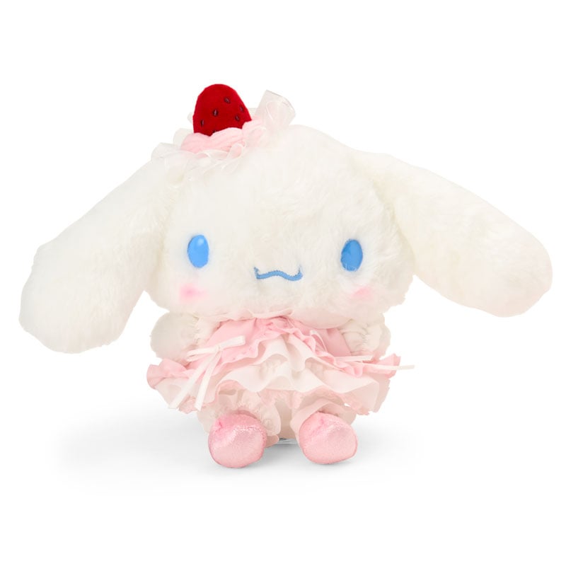 Sanrio | Sanrio Strawberry Whipped Cake Plush Toy & Accessory Case Set - Cinnamoroll