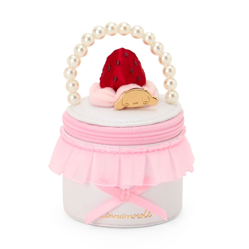Sanrio | Sanrio Strawberry Whipped Cake Plush Toy & Accessory Case Set - Cinnamoroll