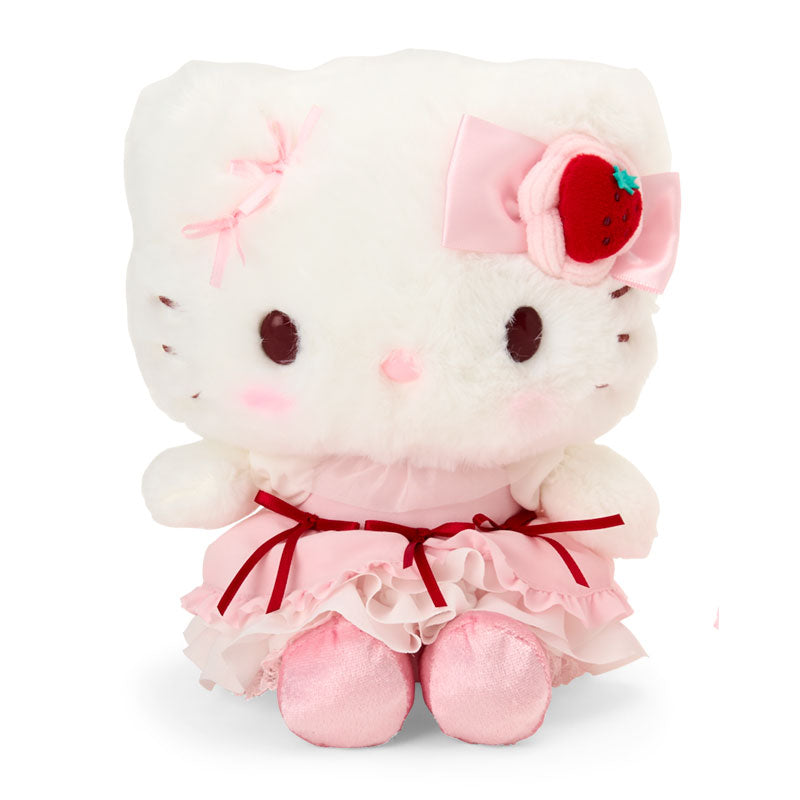 Sanrio | Sanrio Strawberry Whipped Cake Plush Toy & Accessory Case Set - Hello Kitty