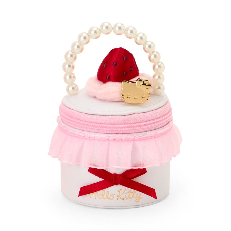 Sanrio | Sanrio Strawberry Whipped Cake Plush Toy & Accessory Case Set - Hello Kitty