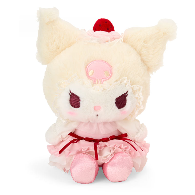 Sanrio | Sanrio Strawberry Whipped Cake Plush Toy & Accessory Case Set - Kuromi