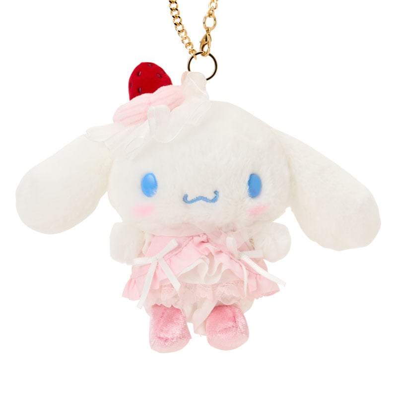 Sanrio | Sanrio Strawberry Whipped Cake Mascot Bag Charm - Cinnamoroll