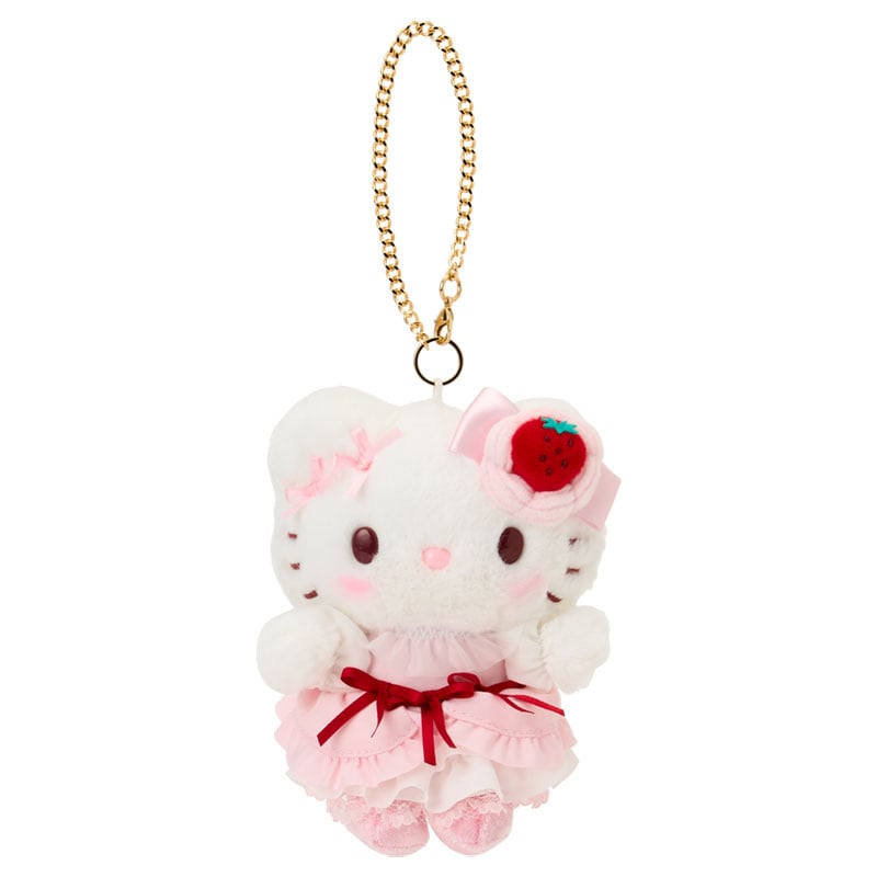 Sanrio | Sanrio Strawberry Whipped Cake Mascot Bag Charm - Hello Kitty