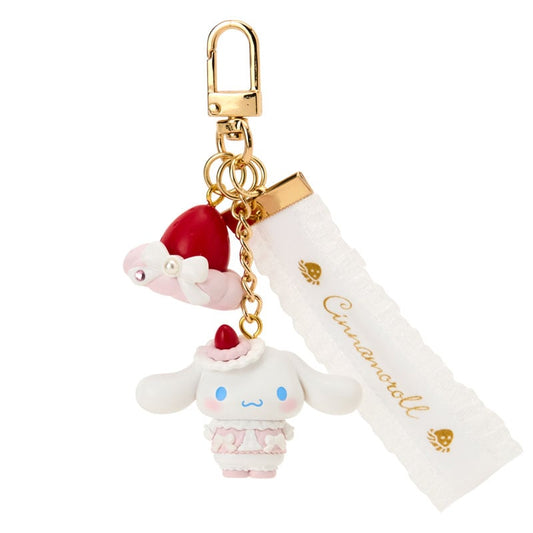 Sanrio | Sanrio Strawberry Whipped Cake Keychain - Cinnamoroll
