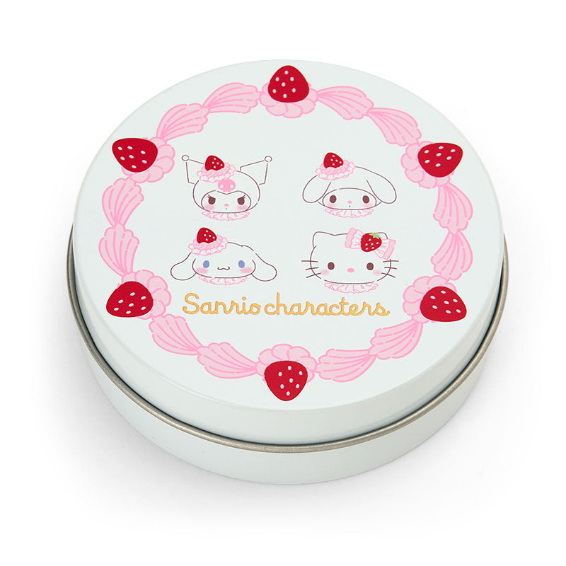 Sanrio | Sanrio Strawberry Whipped Cake Tin Case & Sticker Set