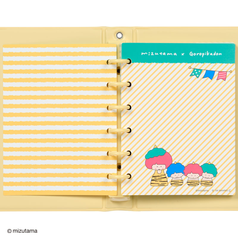 Sanrio | Mizutama x Sanrio Characters Sticker Binder - Yellow