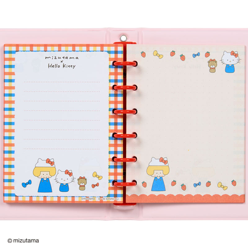 Sanrio | Mizutama x Sanrio Characters Sticker Binder - Red