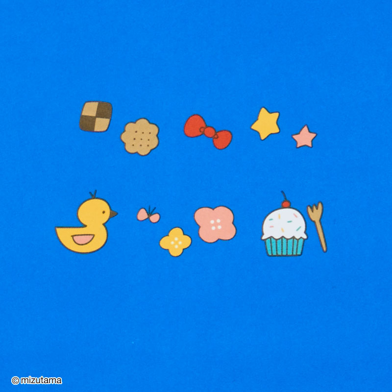 Sanrio | Mizutama x Sanrio Characters Sticker Binder - Blue
