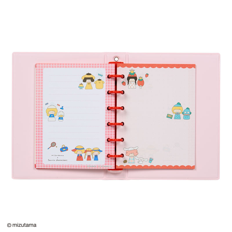Sanrio | Mizutama x Sanrio Characters Sticker Binder - Pink