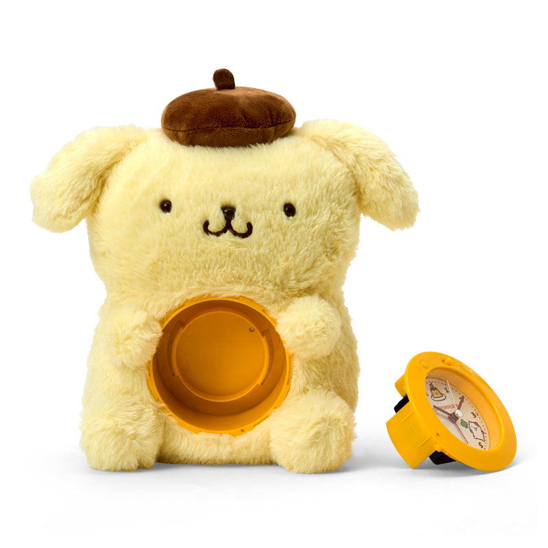 Sanrio | Pompompurin 30th Anniversary "Pudding Full and Happy Pudding Design Series" Plush Alarm Clock
