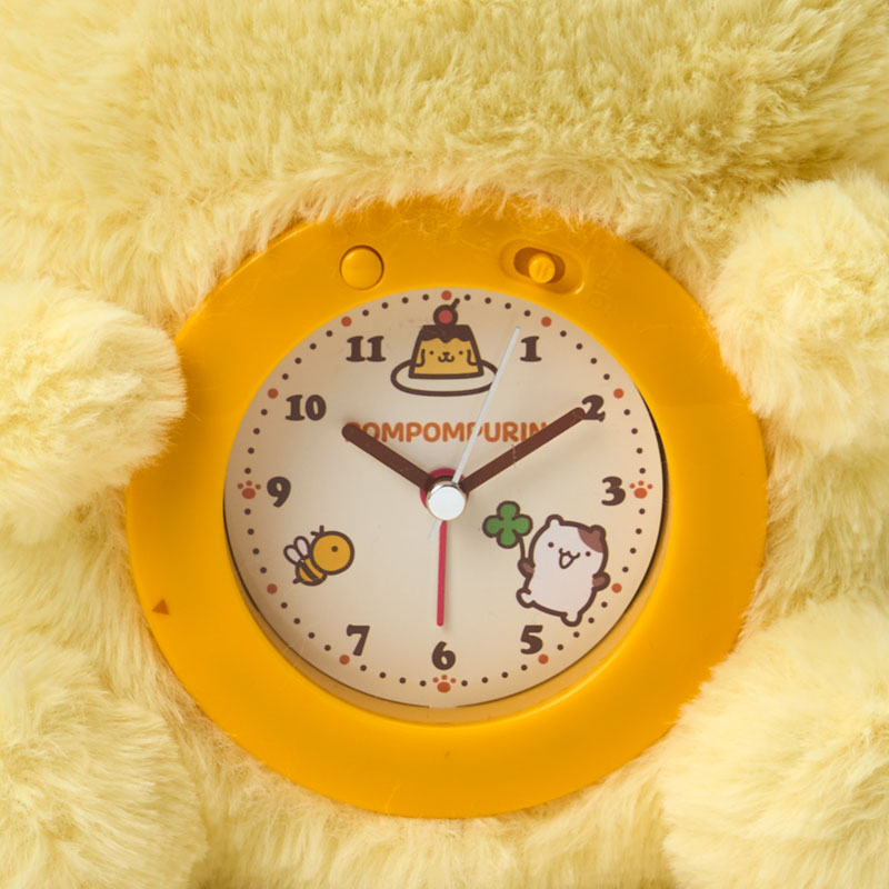 Sanrio | Pompompurin 30th Anniversary "Pudding Full and Happy Pudding Design Series" Plush Alarm Clock